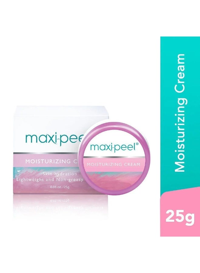 MAXI PEEL Moisturizing Cream Skin Hydration Lightweight & Non-Greasy Formula 25 G - Image 3